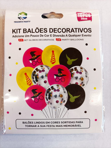 Kit Balão Harry Potter - 10 pçs